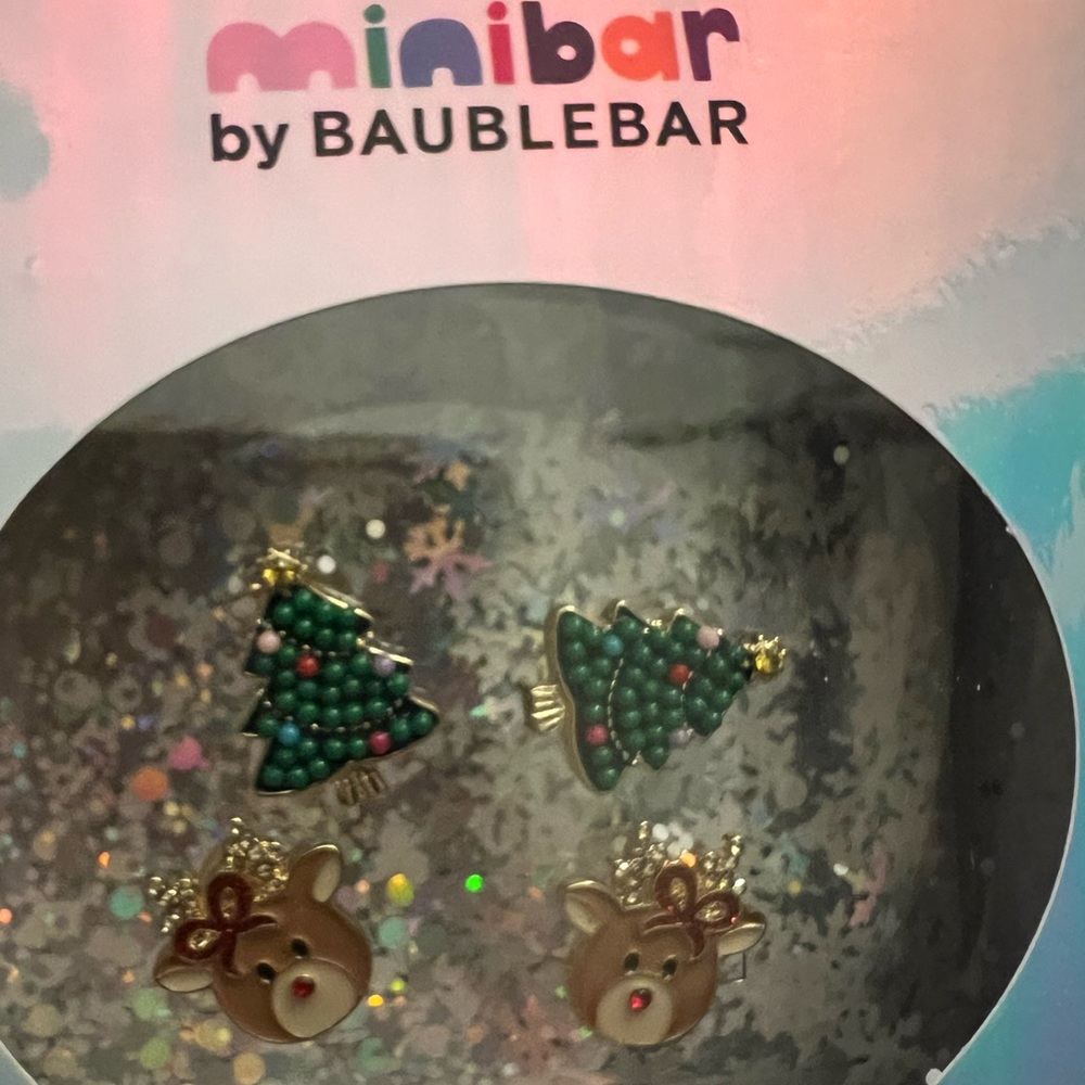 Baublebar Merry & Bright Kids' Clip-On Earring Set
